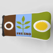 Fresno City vlag Golfheadcover (Voorkant)