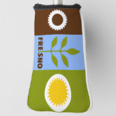 Fresno City vlag Golfheadcover (Draai 90)