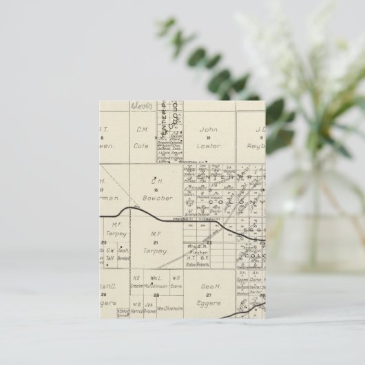 Fresno County, California 4 Briefkaart (Staand voorkant)