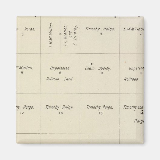 Fresno County, California 4 Magneet (Voorkant)