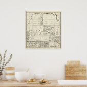 Fresno County, California 4 Poster (Keuken)