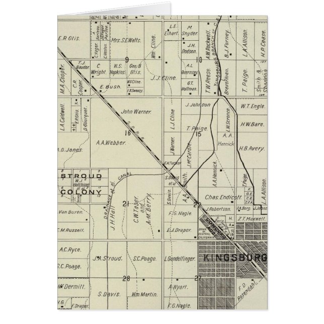Fresno County, Californië 12 (Voorkant)