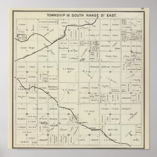 Fresno County, Californië 12 Poster (Voorkant)