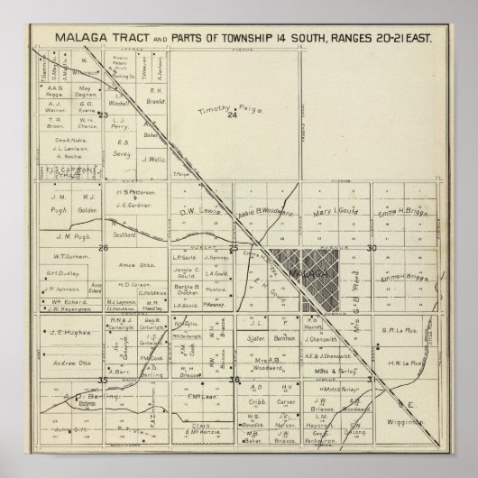 Fresno County, Californië 16 Poster (Voorkant)