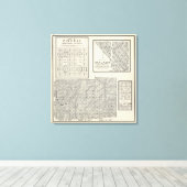 Fresno County, Californië 20 Canvas Afdruk (Insitu (Houten vloer))