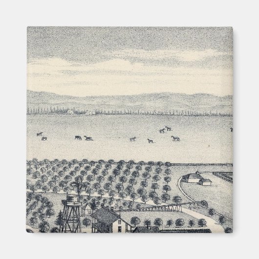 Fresno County, Californië 20 Magneet (Voorkant)