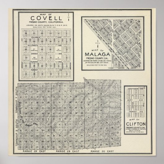 Fresno County, Californië 22 Poster (Voorkant)