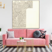 Fresno County, Californië 24 Canvas Afdruk (Insitu (Woonkamer))