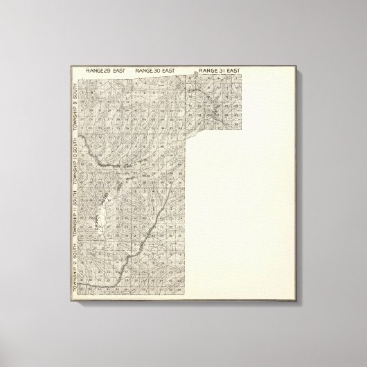Fresno County, Californië 24 Canvas Afdruk (Voorkant)