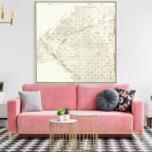 Fresno County, Californië 25 Canvas Afdruk (Insitu (Woonkamer))