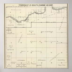 Fresno County, Californië 25 Poster