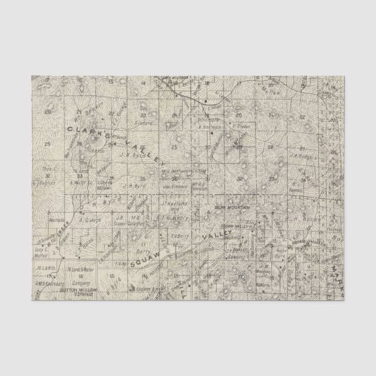 Fresno County, Californië 26 Tissuepapier (Voorkant)