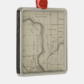 Fresno County, Californië 2 Metalen Ornament (Rechts)