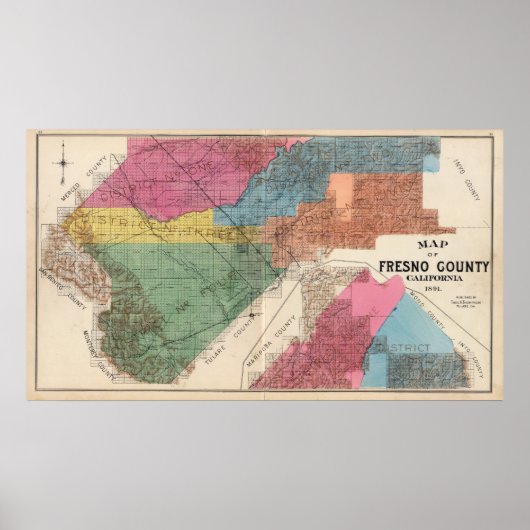 Fresno County, Californië 30 Poster (Voorkant)