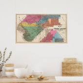 Fresno County, Californië 30 Poster (Keuken)