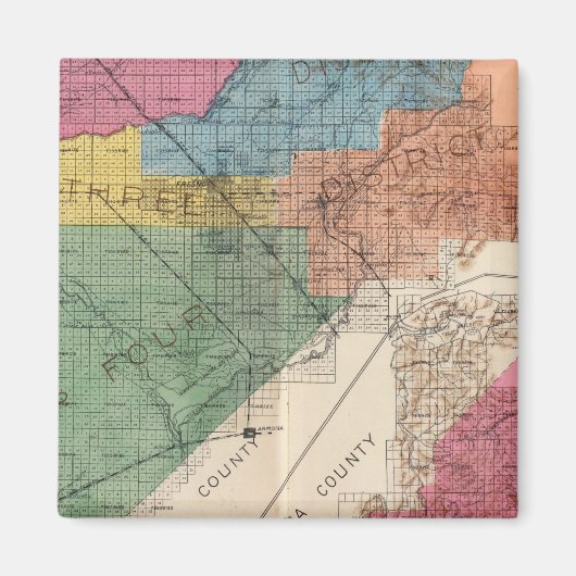 Fresno County, Californië 31 Magneet (Voorkant)