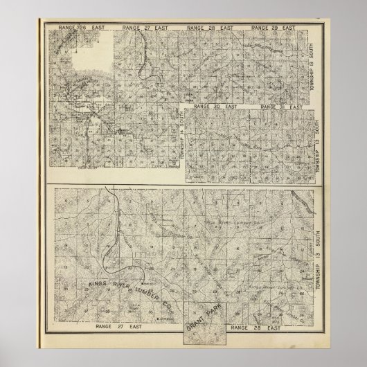 Fresno County, Californië 32 Poster (Voorkant)