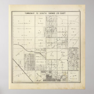 Fresno County, Californië 34 Poster