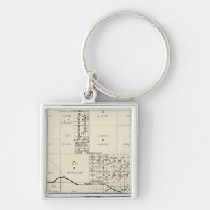 Fresno County, Californië 4 Sleutelhanger