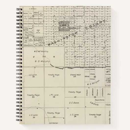 Fresno County, Californië 6 2 Notitieboek (Voorkant)