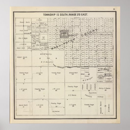 Fresno County, Californië 6 Poster (Voorkant)