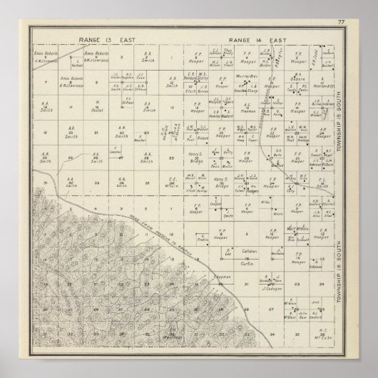 Fresno County, Californië 9 Poster (Voorkant)