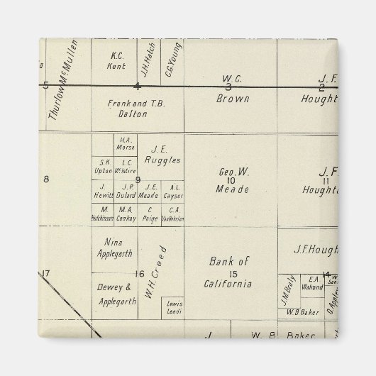 Fresno County Magneet (Voorkant)