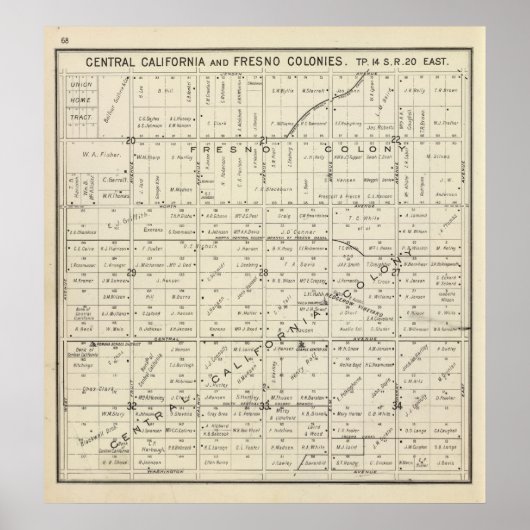 Fresno County Poster (Voorkant)