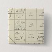 Fresno County Vierkante Button 5,1 Cm (Voorkant)