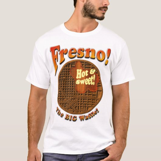 Fresno. De Grote Waffle. T-shirt (Voorkant)