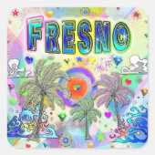 Fresno Deep Dream Sticker (Voorkant)