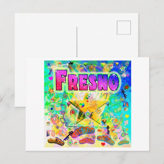 Fresno Epoch Hour Ansichtkaart Briefkaart (Voorkant / Achterkant)