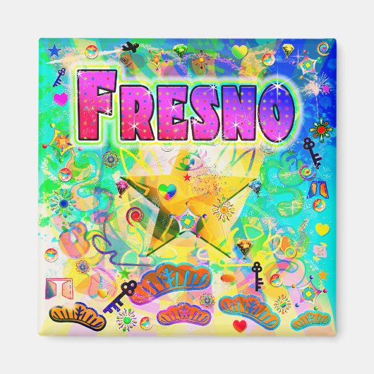 Fresno Epoch Hour Magneet (Voorkant)