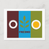 Fresno Flag Briefkaart (Voorkant)