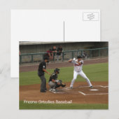 Fresno Grizzlies Baseball Briefkaart (Voorkant / Achterkant)