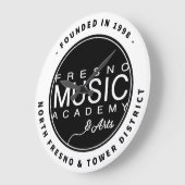 Fresno Music Academy & Arts Muurklok Grote Klok (Hoek)