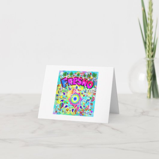 Fresno Mystic Dans Bedankkaart (Voorkant)
