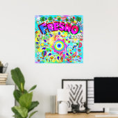 Fresno Mystic Dans Poster (Thuiskantoor)