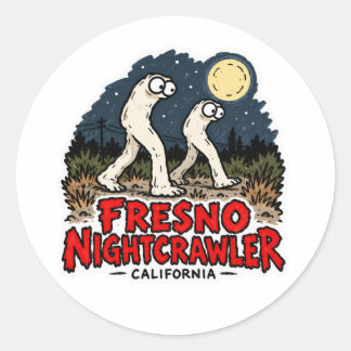 Fresno Nightcrawler Californië Cryptid Sticker
