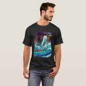 Fresno Nightcrawlers Spooky Creepy Ghost Monsters T-shirt (Voorkant volledig)