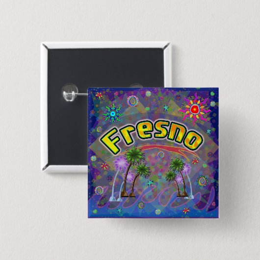 Fresno Noble Voyage Button (Voorkant /achterkant)