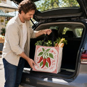 "FRESNO PEPPER" - CHINOISERIE TOTE TAS