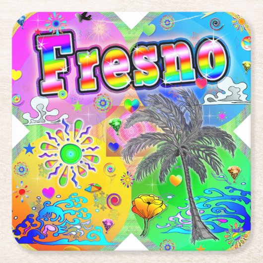 Fresno Quadro Seasons Onderzetter (Voorkant)
