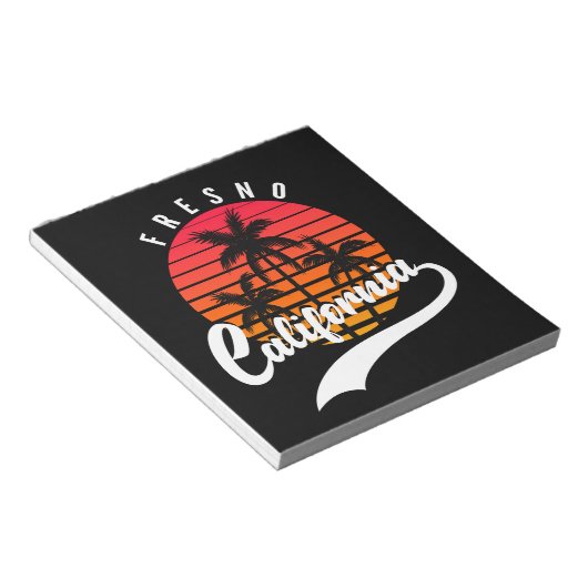 Fresno Retro Sunset Notitieblok (Schuin)