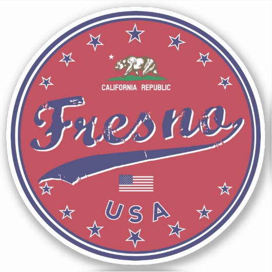 Fresno Sticker (Voorkant)