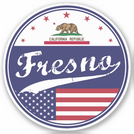 Fresno Sticker (Voorkant)