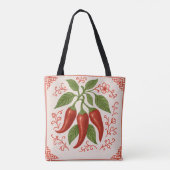 "FRESNO TAS" - CHINOISERIE CANVAS TAS (Achterkant)