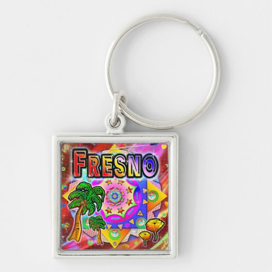 Fresno Tropical Friends Sleutelhanger (Voorkant)