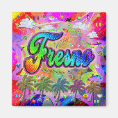 Fresno Vista Express Magnet (Voorkant)