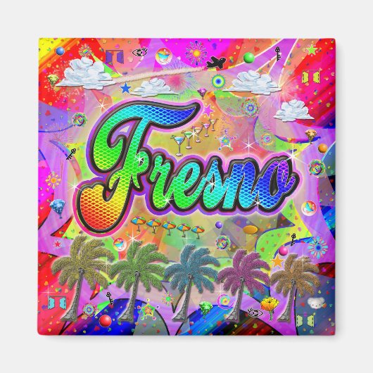 Fresno Vista Express Magnet (Voorkant)